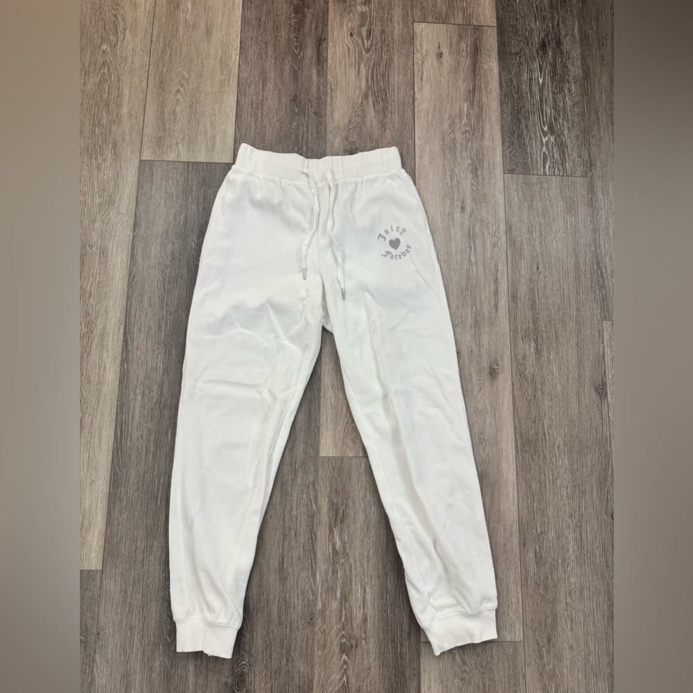 Juicy Couture White Track Sweatpants